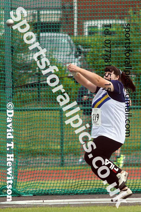 Womens hammer, 2021 Northern Senior and Under-20s Champs., Leigh. Photo: David T. Hewitson/Sports for All Pics